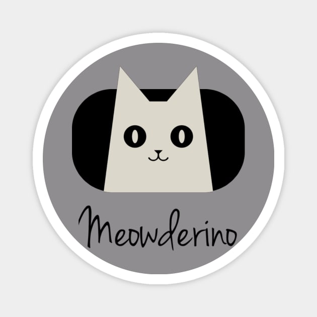 Meowderino Magnet by MarlaCat